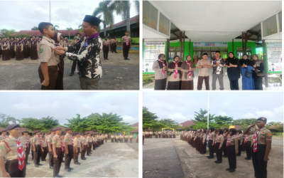 PENGUKUHAN ANGGOTA BARU GUGUS DEPAN PRAMUKA DARA SUTI MTS NEGERI 1 SINTANG